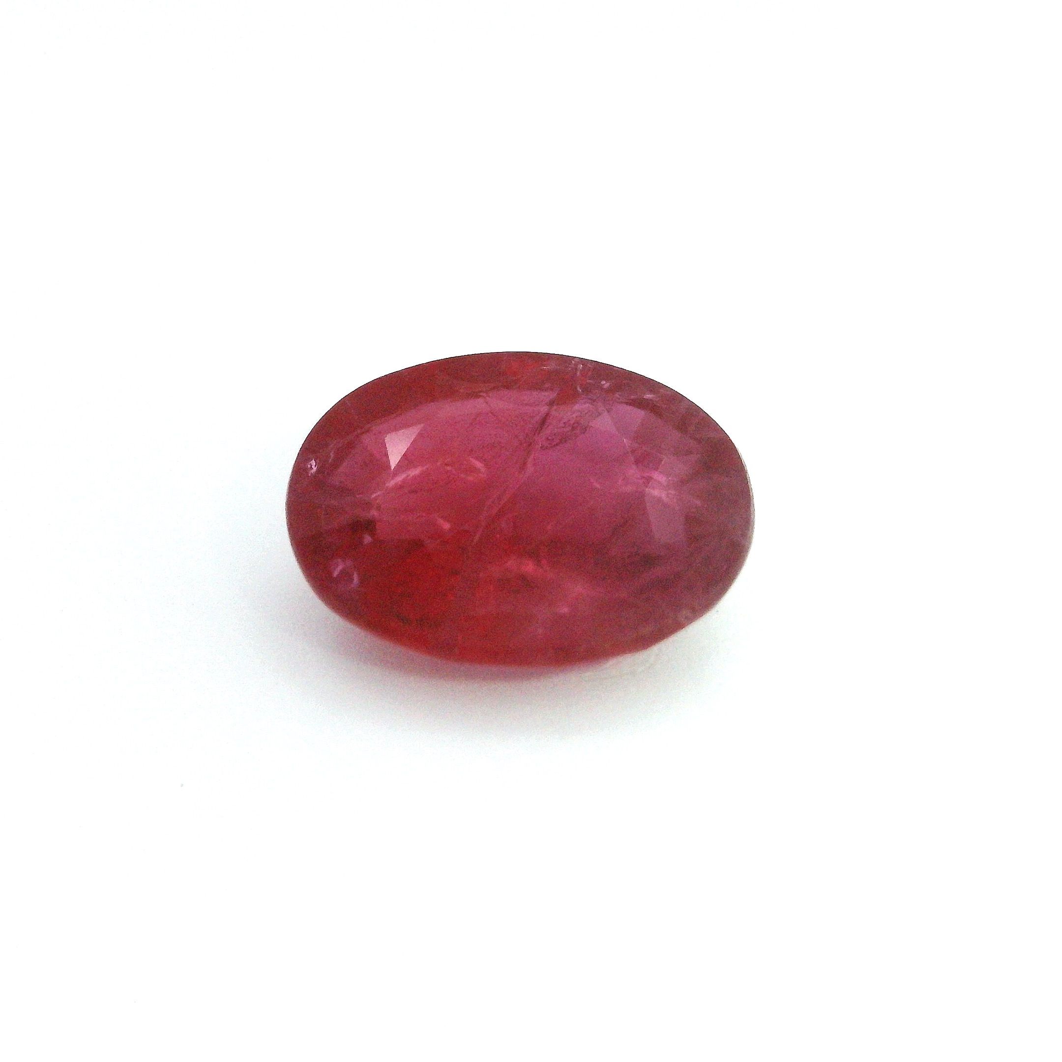 3.99 ct Oval Red Natural Ruby
